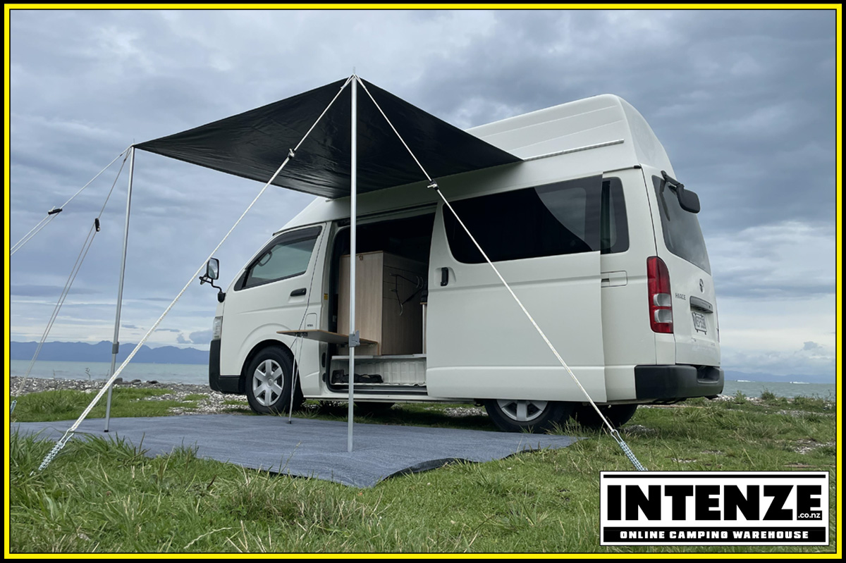 600g PVC 2.0m x 2.0m Shade/Porch Shelter Awning view 3