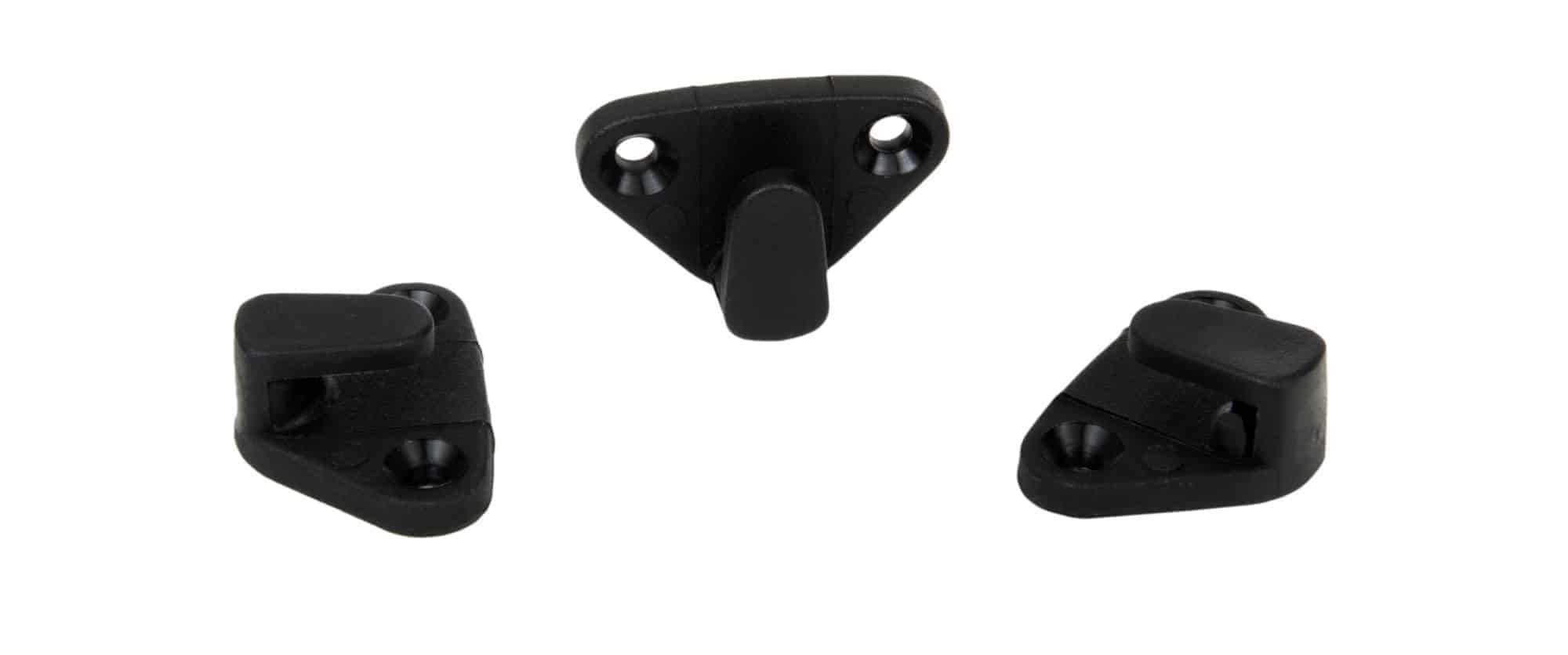 Black Nylon Lashing Hook - Ea