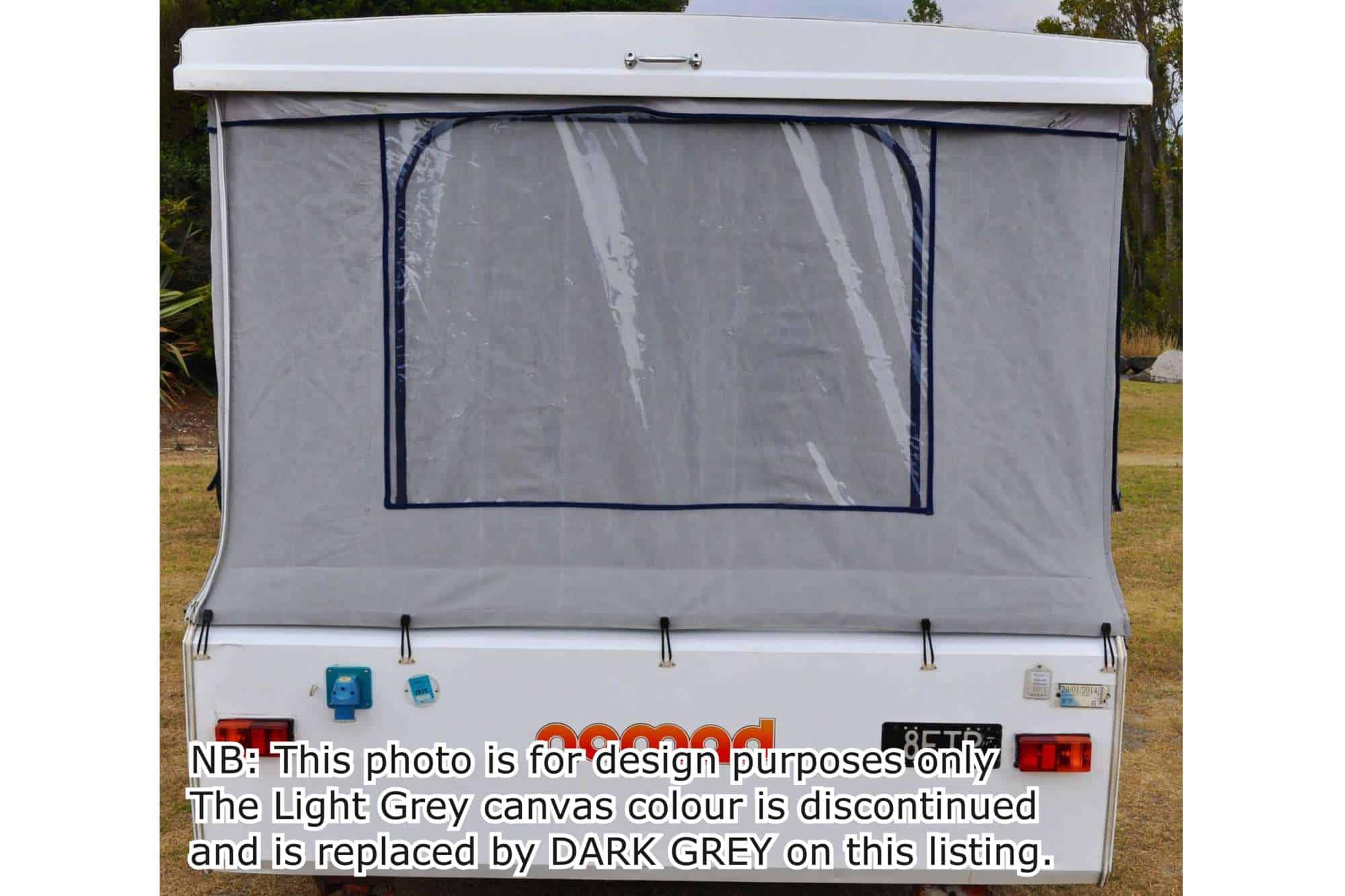 Dark Grey Nifty Nomad Canvas Band view 3