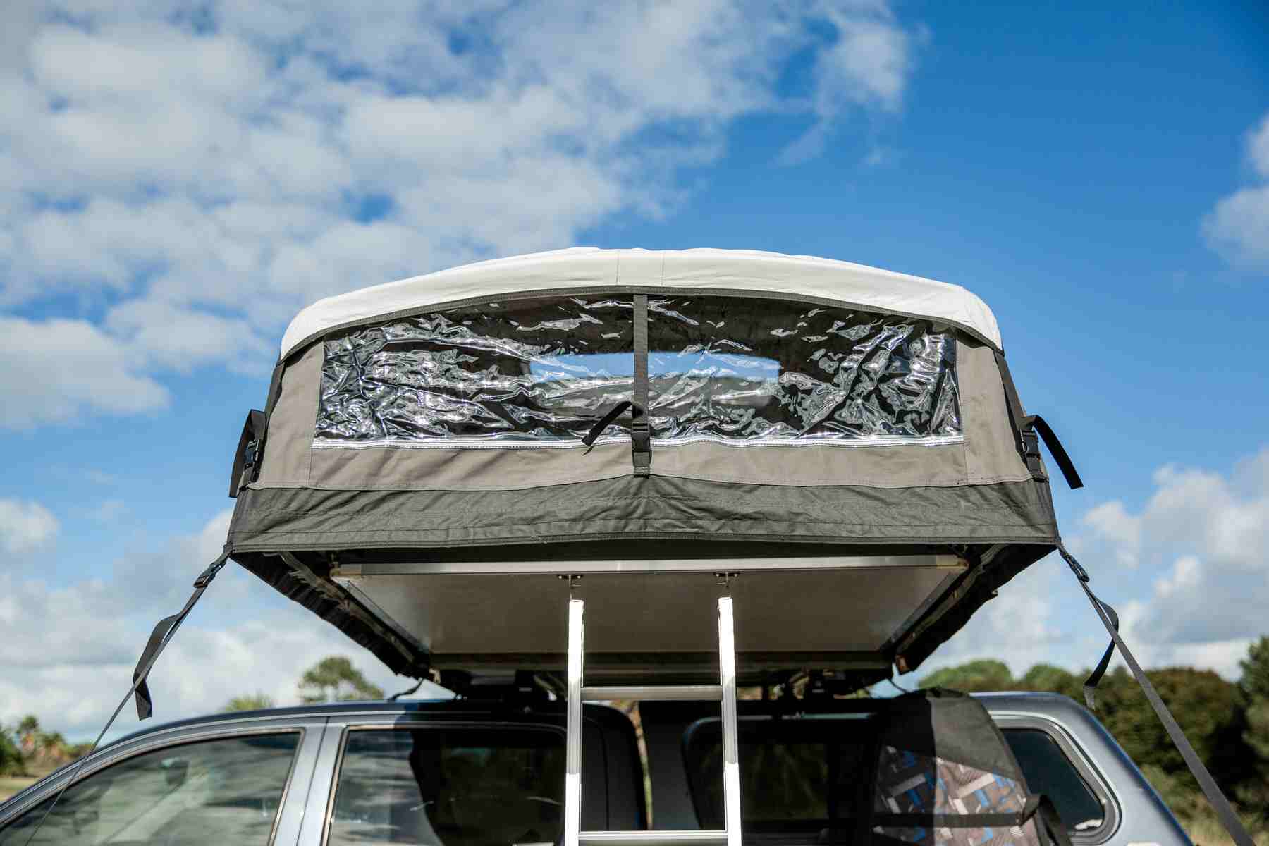 Luxmore Family Roof Top Tent - All Olive Green, Tent, Fly, Annex, Ladder Extension - 2022 view 8