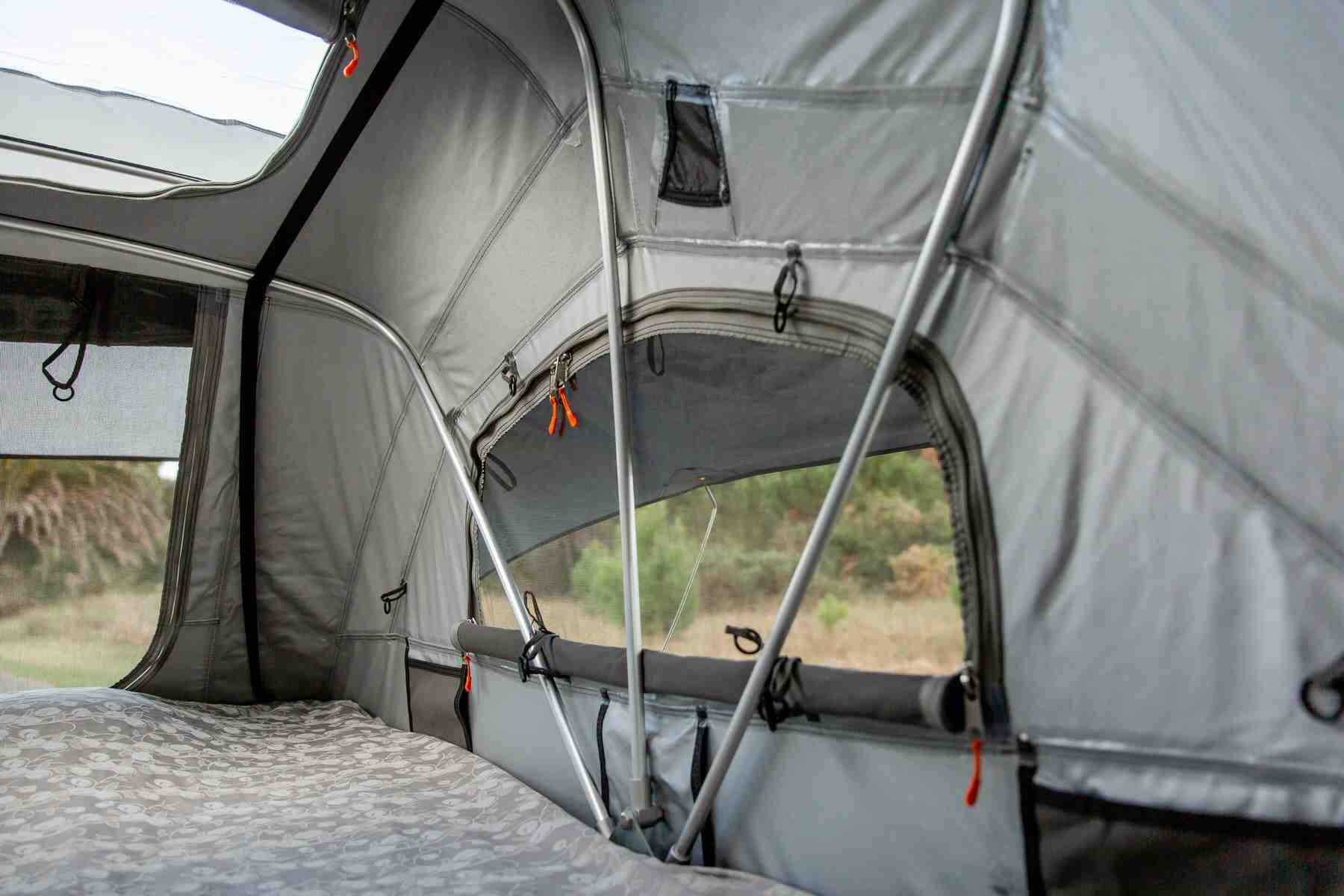 Luxmore Family Roof Top Tent & Lower Annex - Grey w/Grey Fly - 2022 view 16