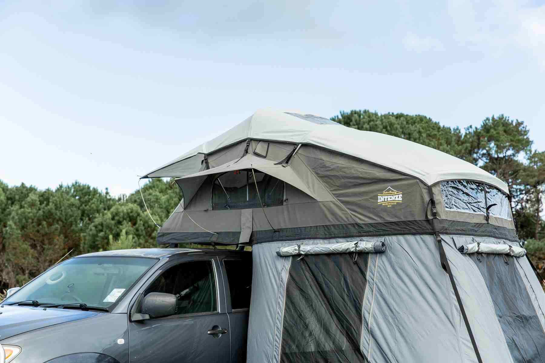 Luxmore Family Roof Top Tent & Lower Annex - Grey w/Grey Fly - 2022 view 5
