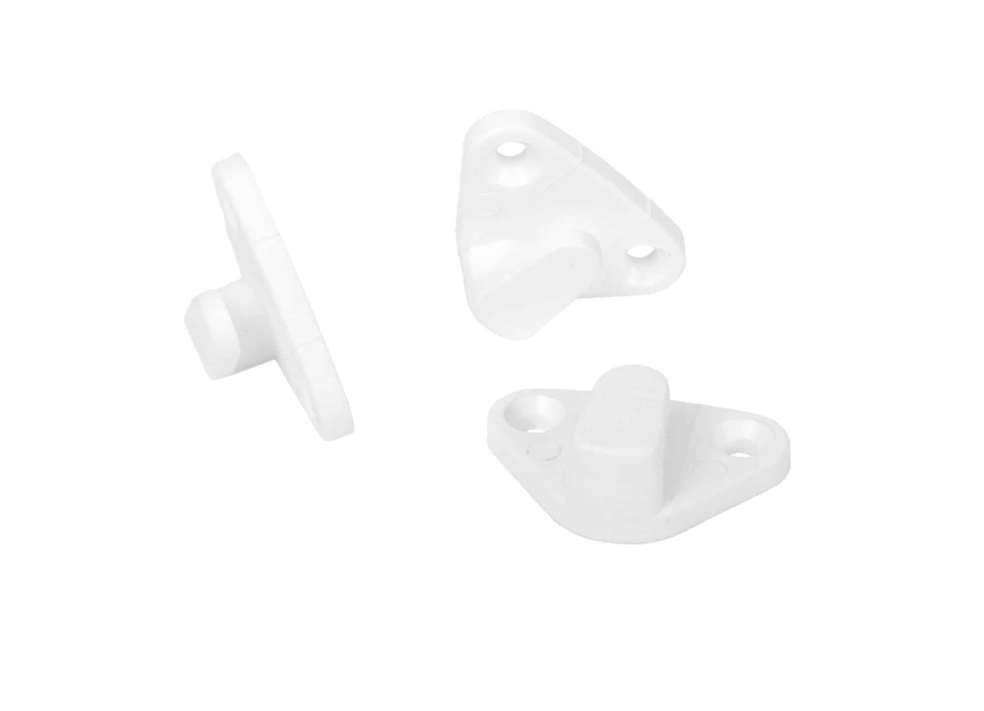 Nylon Lashing Hook - Black or White - Each