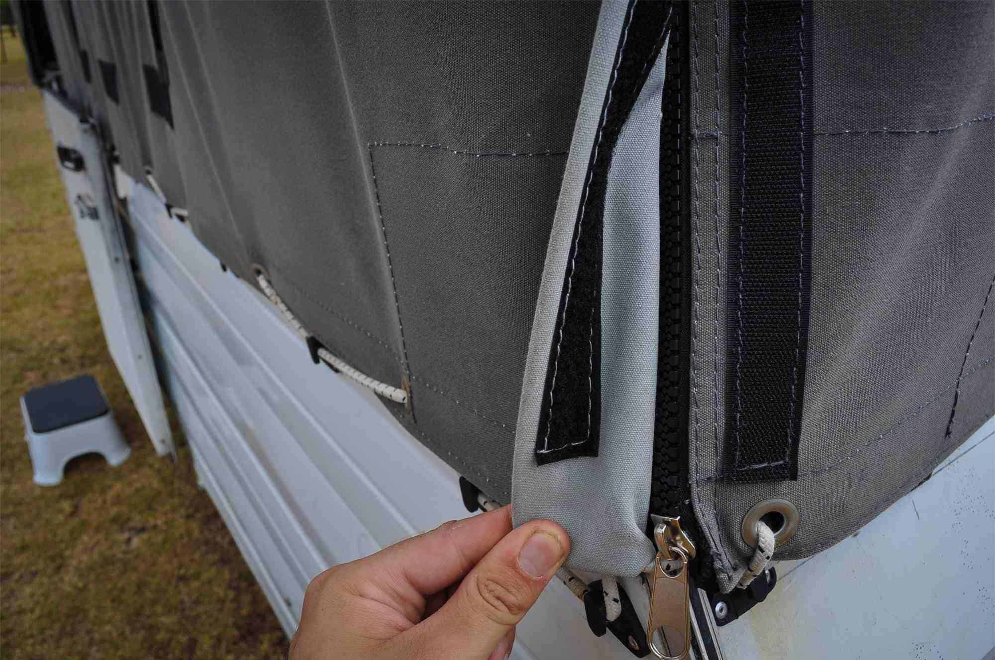 Premium C.I.Munro Sprite Pop-top Canvas Band - Dark Grey OR Olive Green view 13