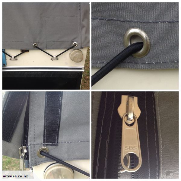 Premium Dark Grey Liteweight Playboy Pop-top Canvas view 4