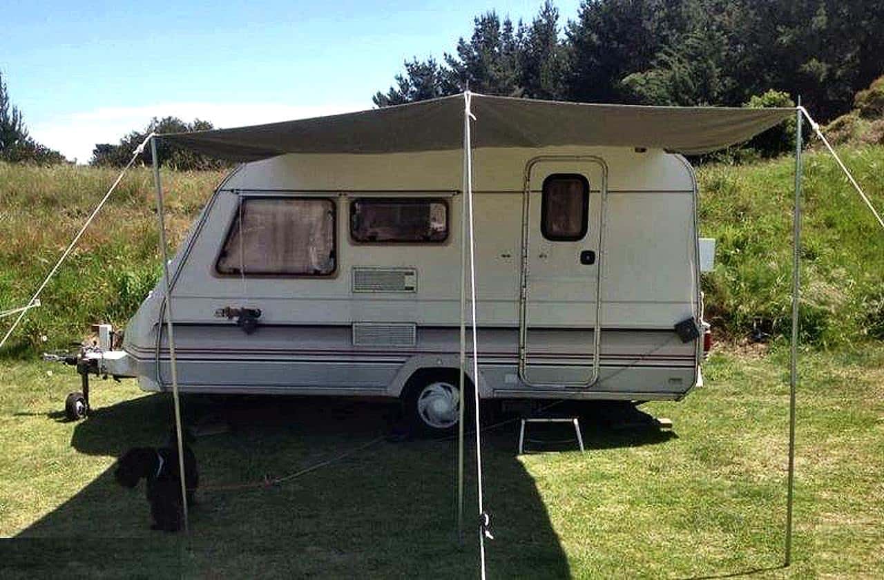 Shade-Roof Awning 3.5m x 2.5m Dark Grey