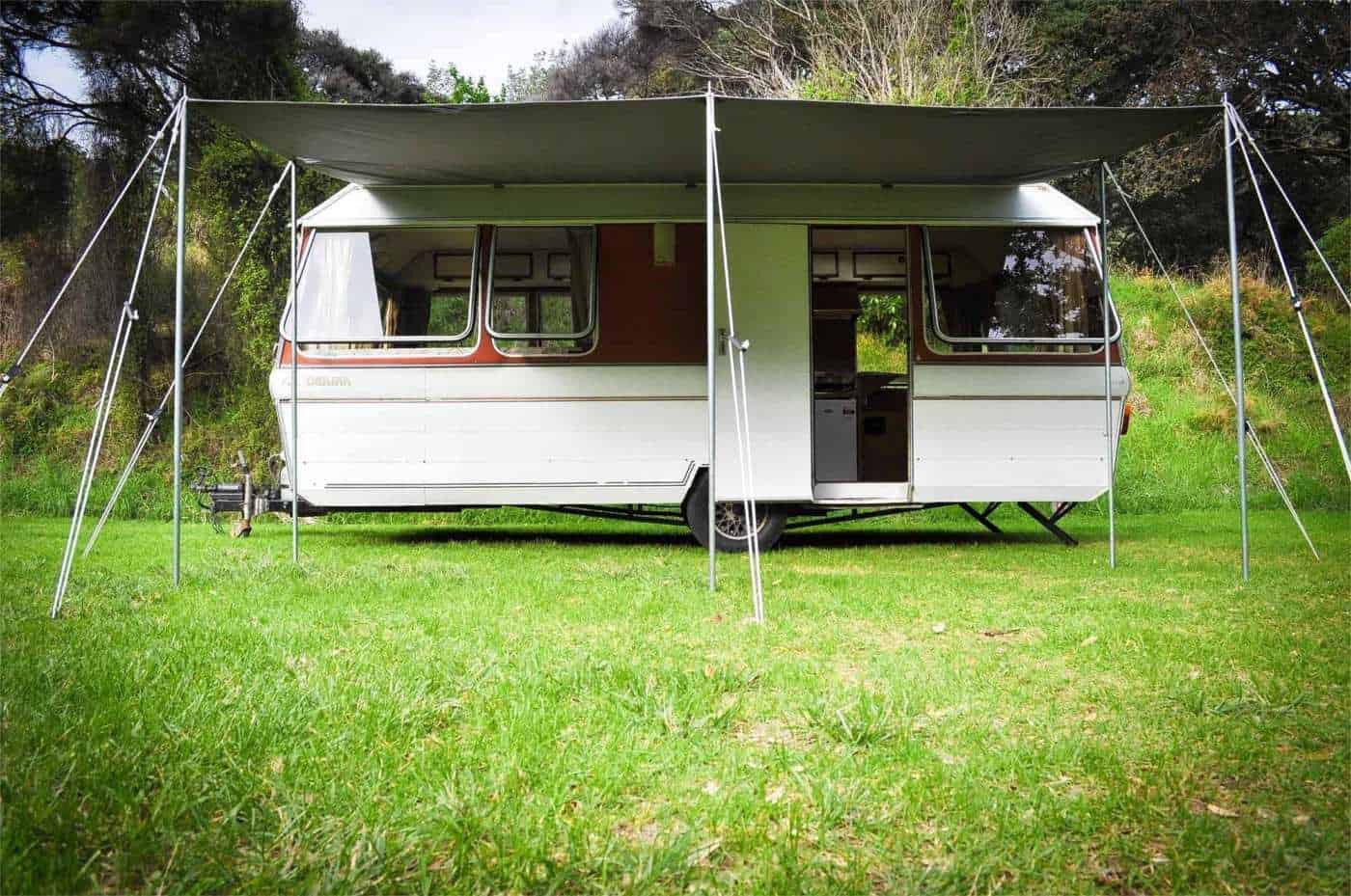 Shade-Roof Awning 4.0m x 2.5m Dark Grey view 2