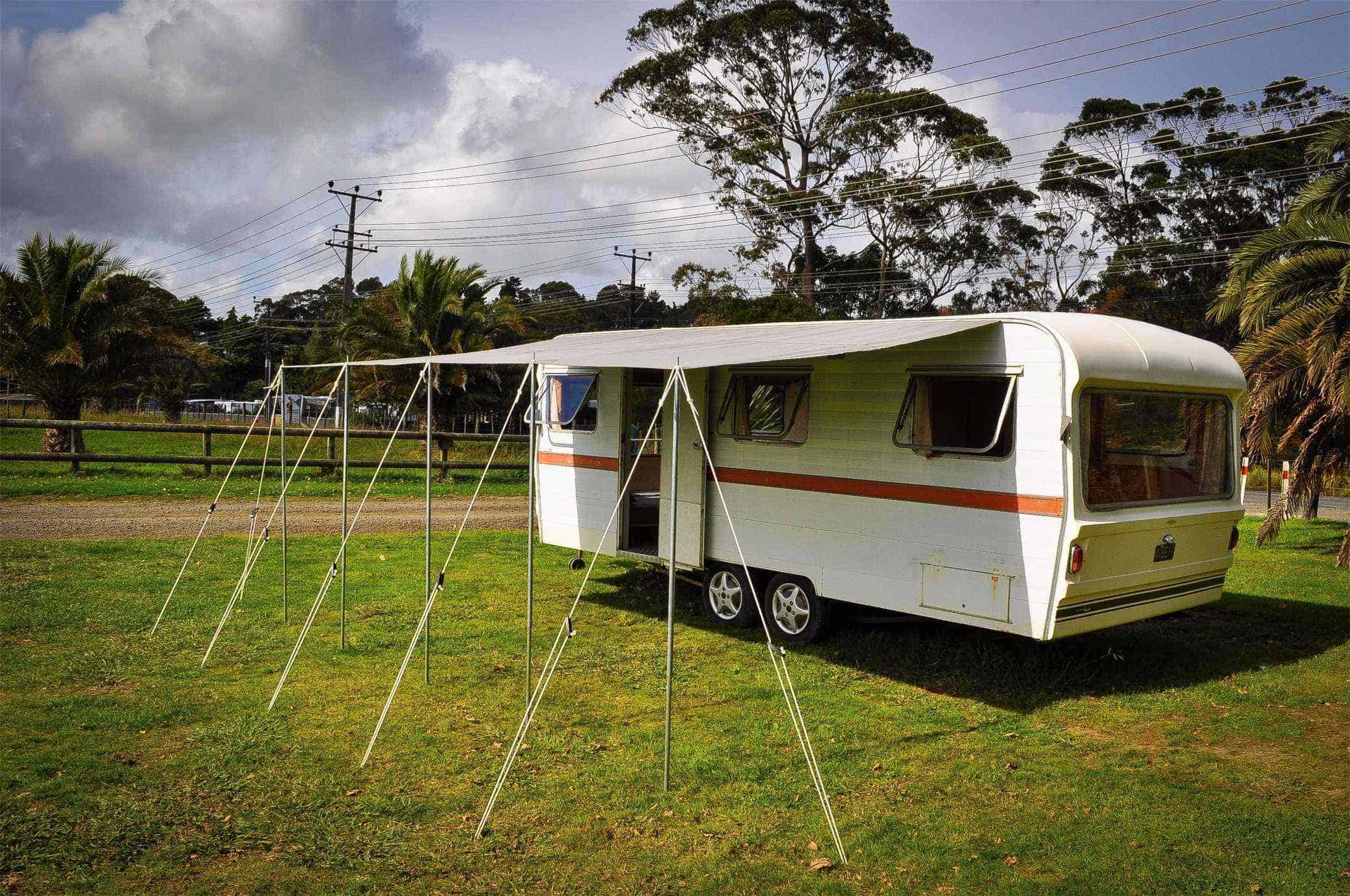 Shade-Roof Awning 4.5m x 2.5m Dark Grey view 4