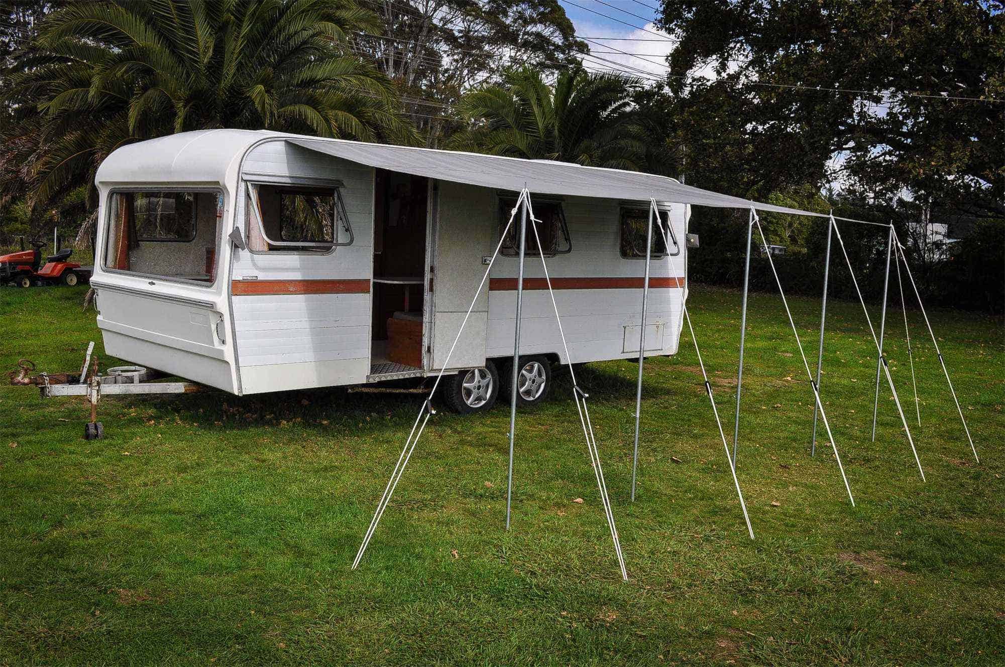 Shade-Roof Awning 4.5m x 2.5m Dark Grey view 6