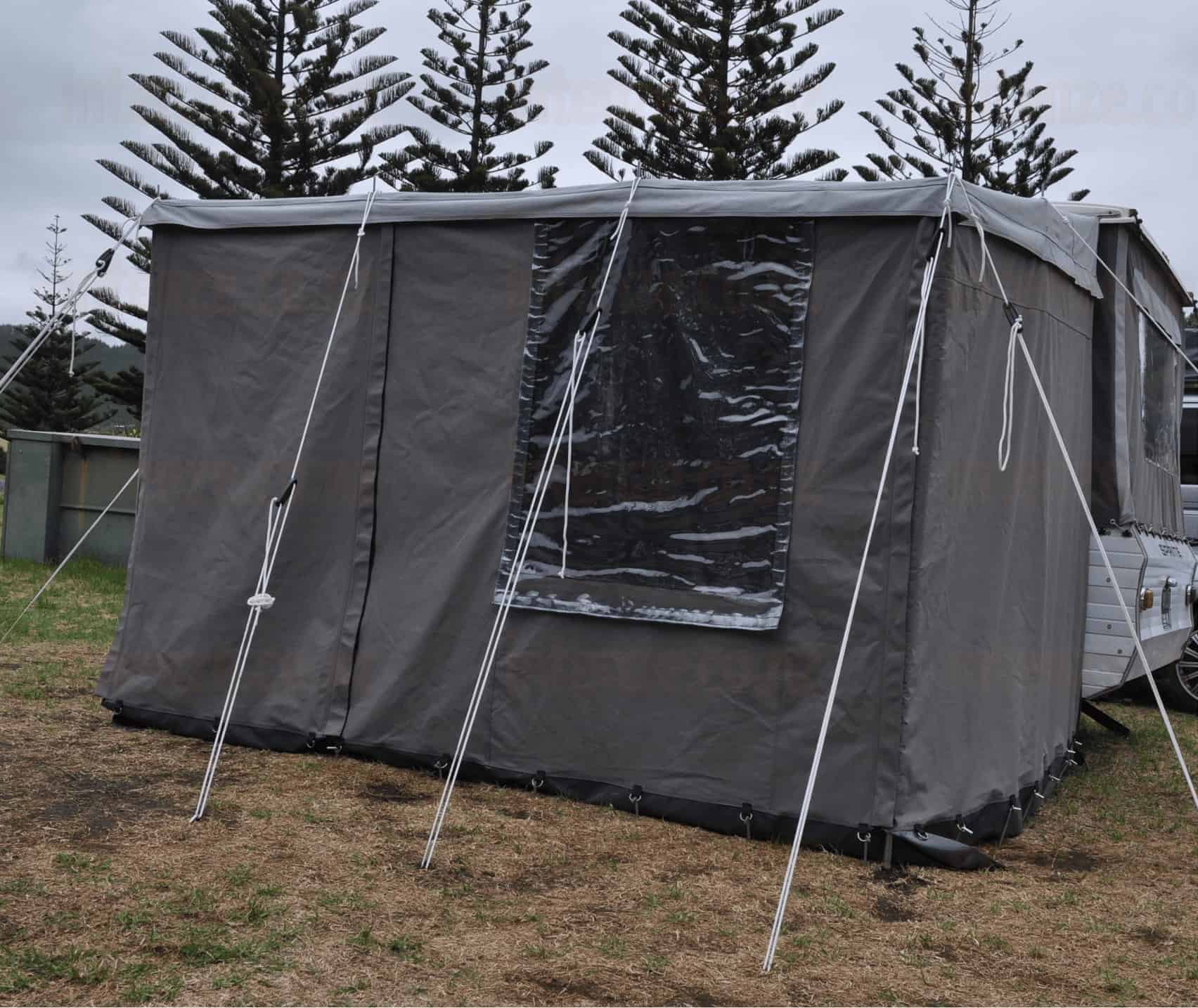 Sprite Pop Top Camper Awning - Dark Grey or Olive Green view 2