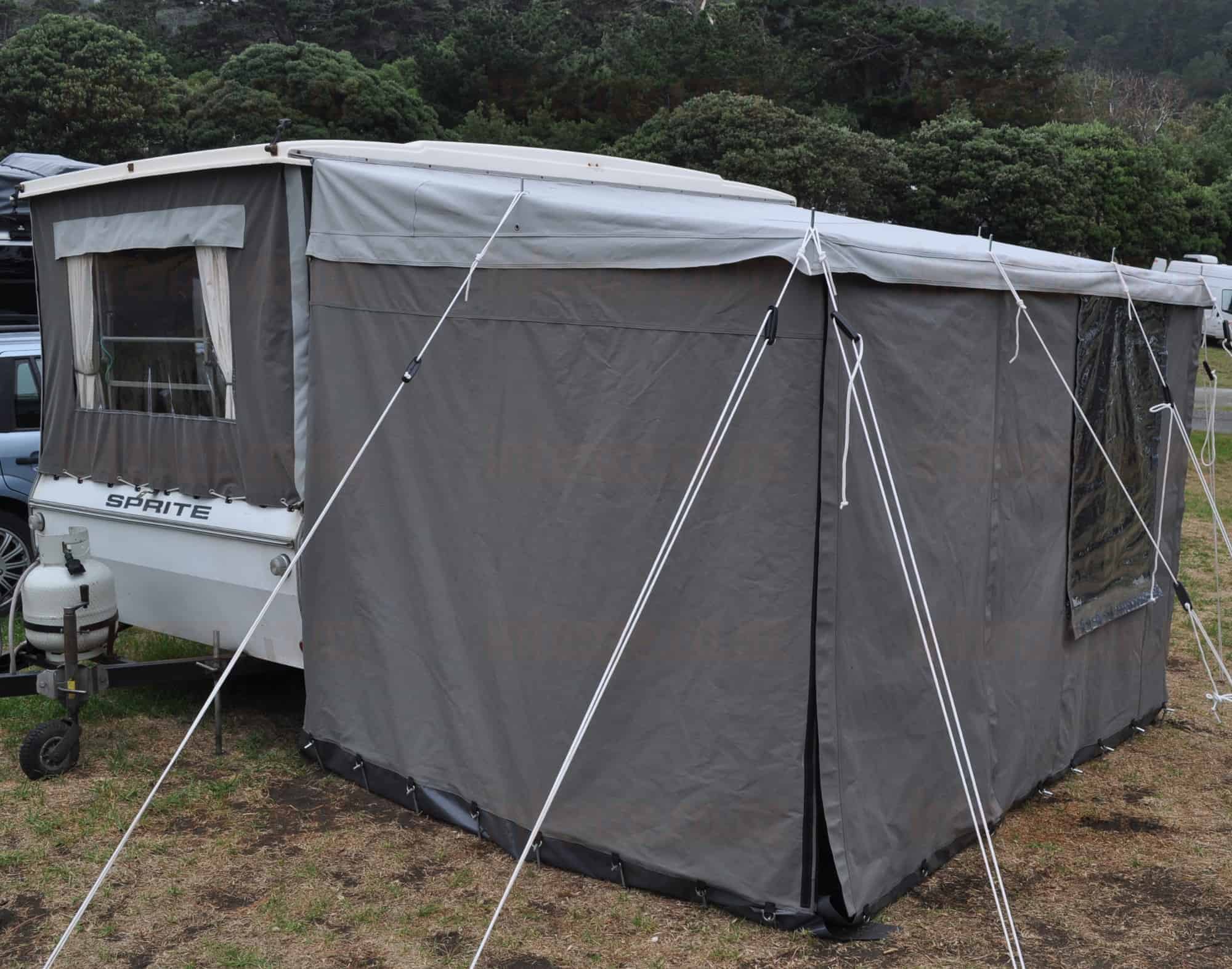 Sprite Pop Top Camper Awning - Dark Grey or Olive Green view 3