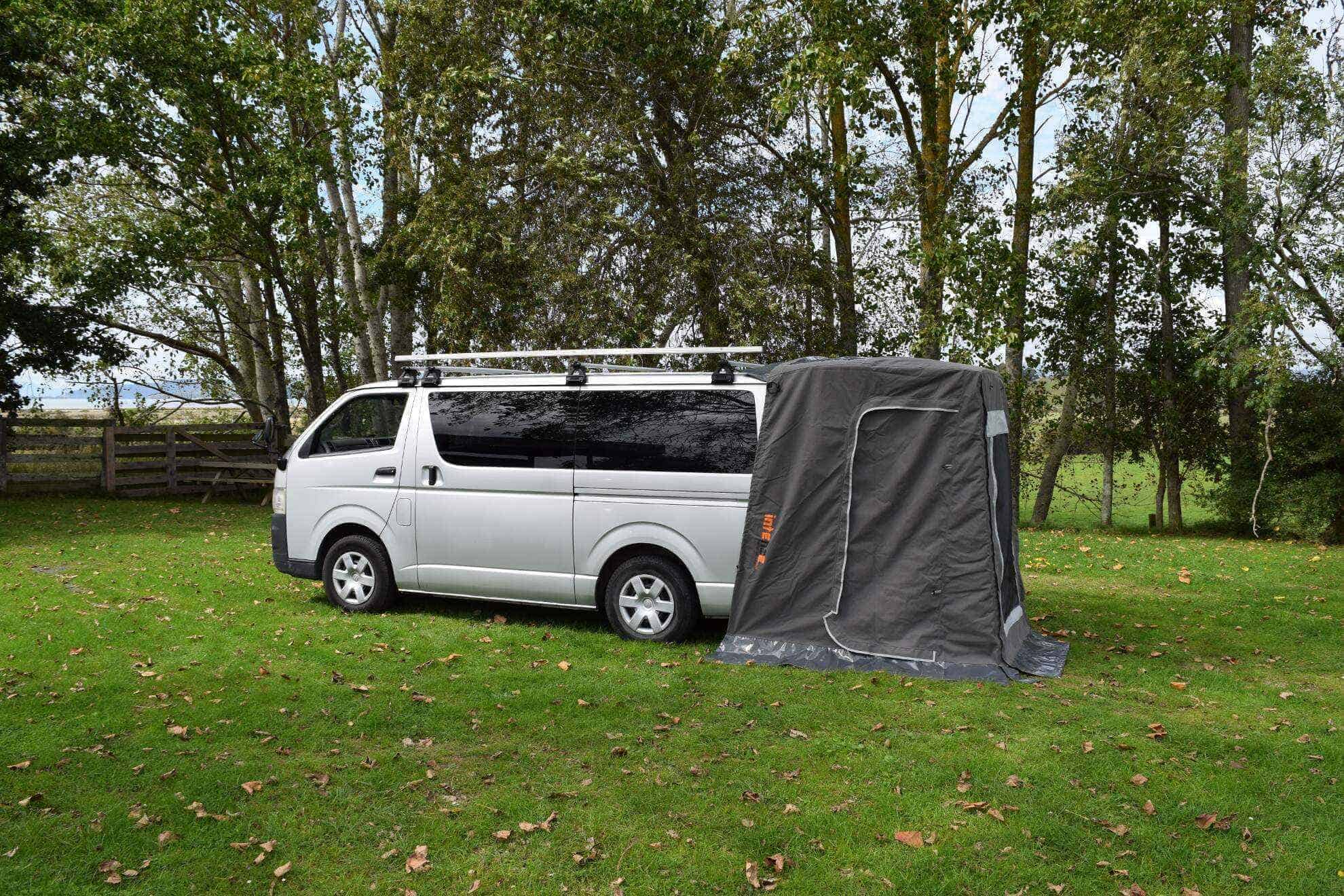 Throw over Rear Van Awning - Toyota Hiace 2004 - present view 2