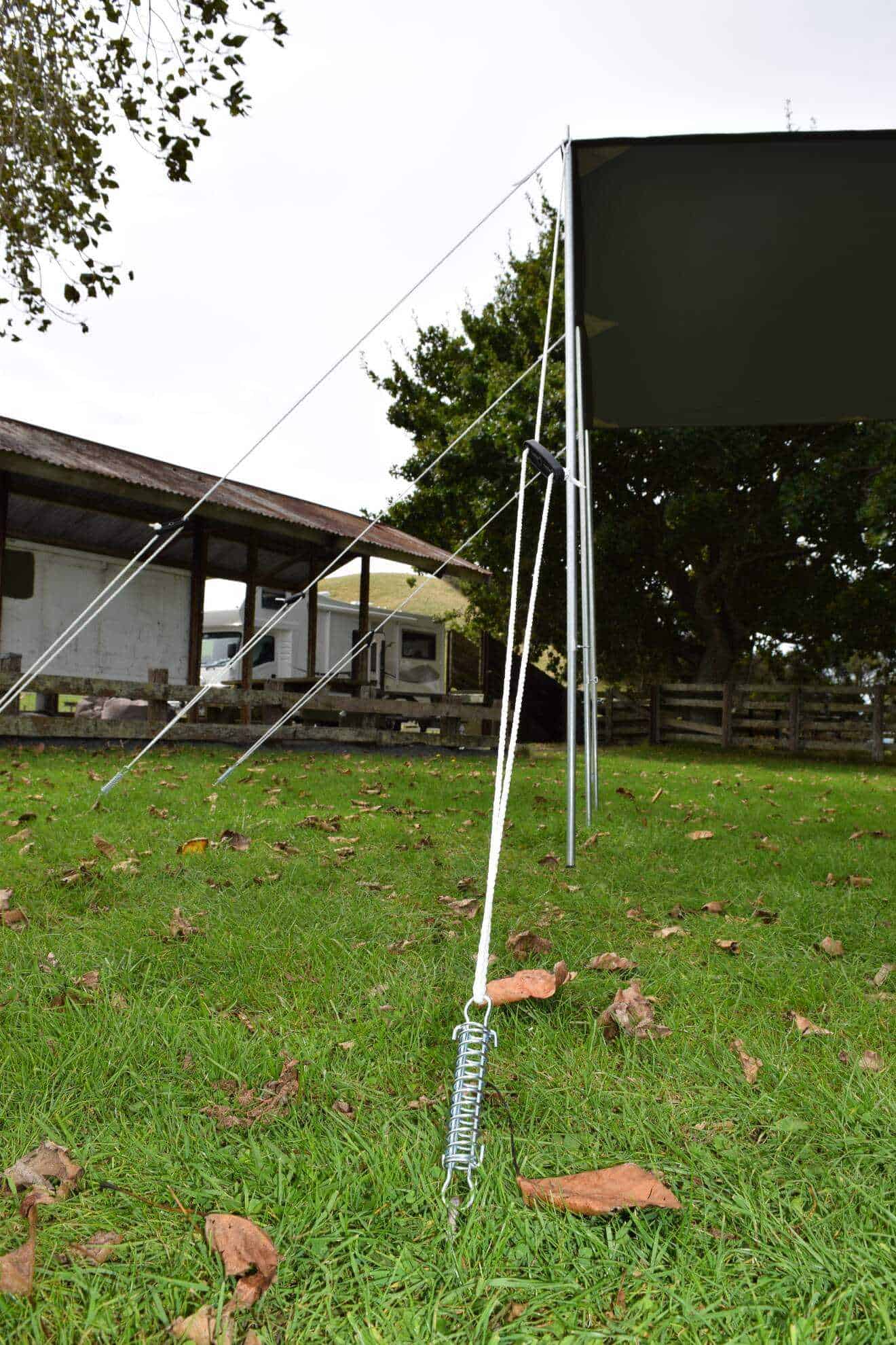 150mm Guy rope spring – Tracer spring view 2