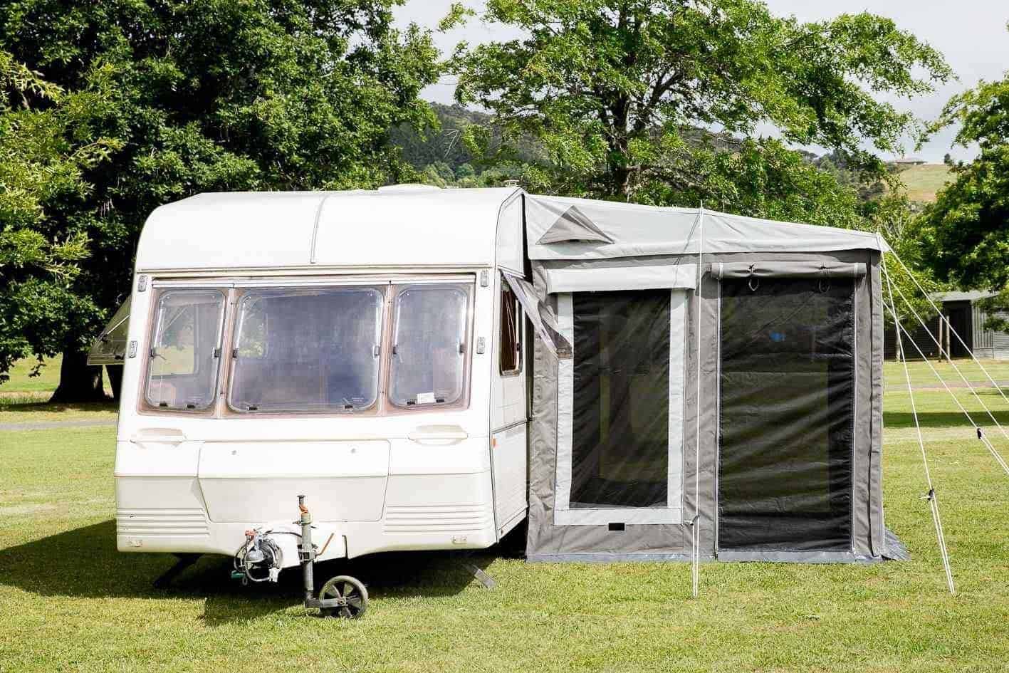 Universal Awning 3m x 2.2m - Choose for NZ or EU Caravan view 3