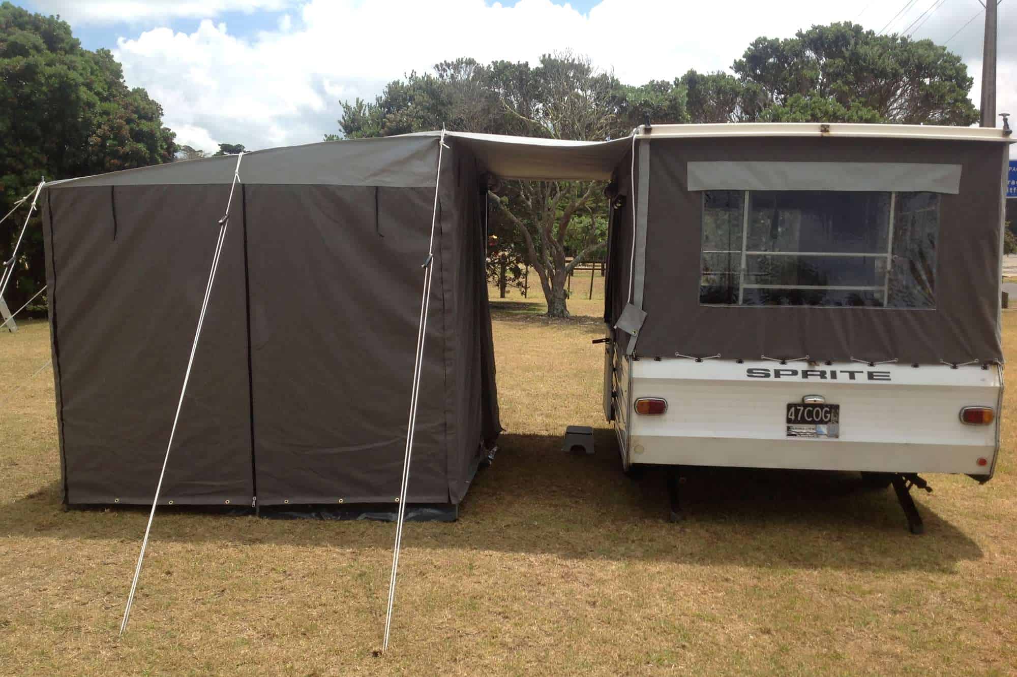 sprite with 3m walk thru awning 4